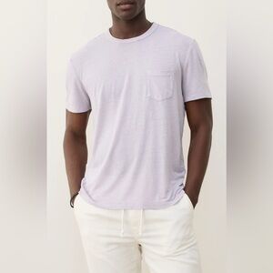 Marine Layer Men's Pocket Tee in Lavender Mist